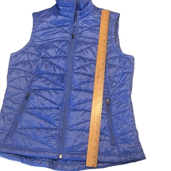 Columbia Blue Full Zip Omni-Heat Omni-Shield Quilted Vest Size Medium - Picture 11 of 11